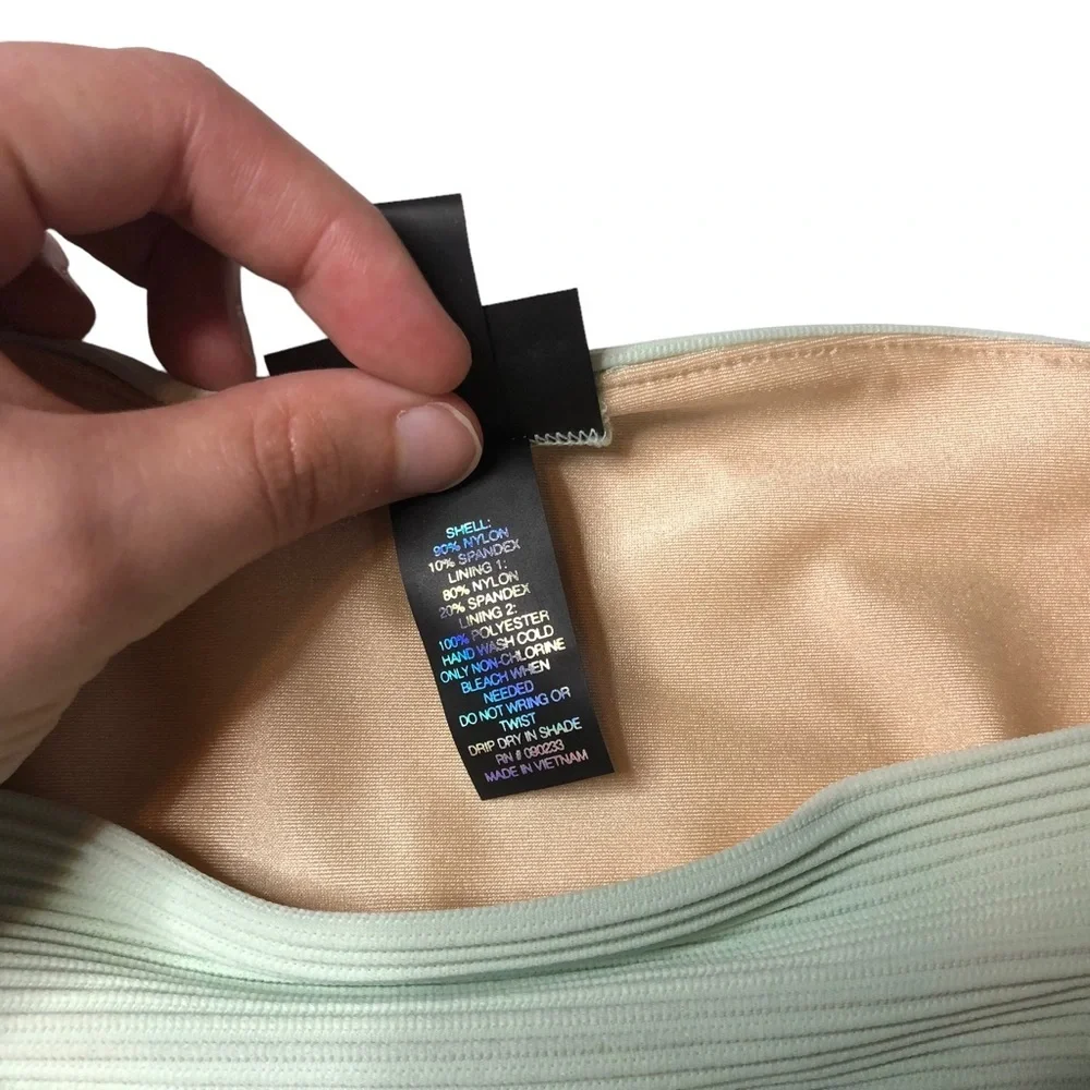 NWT Green Pacsun L.A. Hearts Sydney Ribbed Bikini Bottoms‎ Size Medium